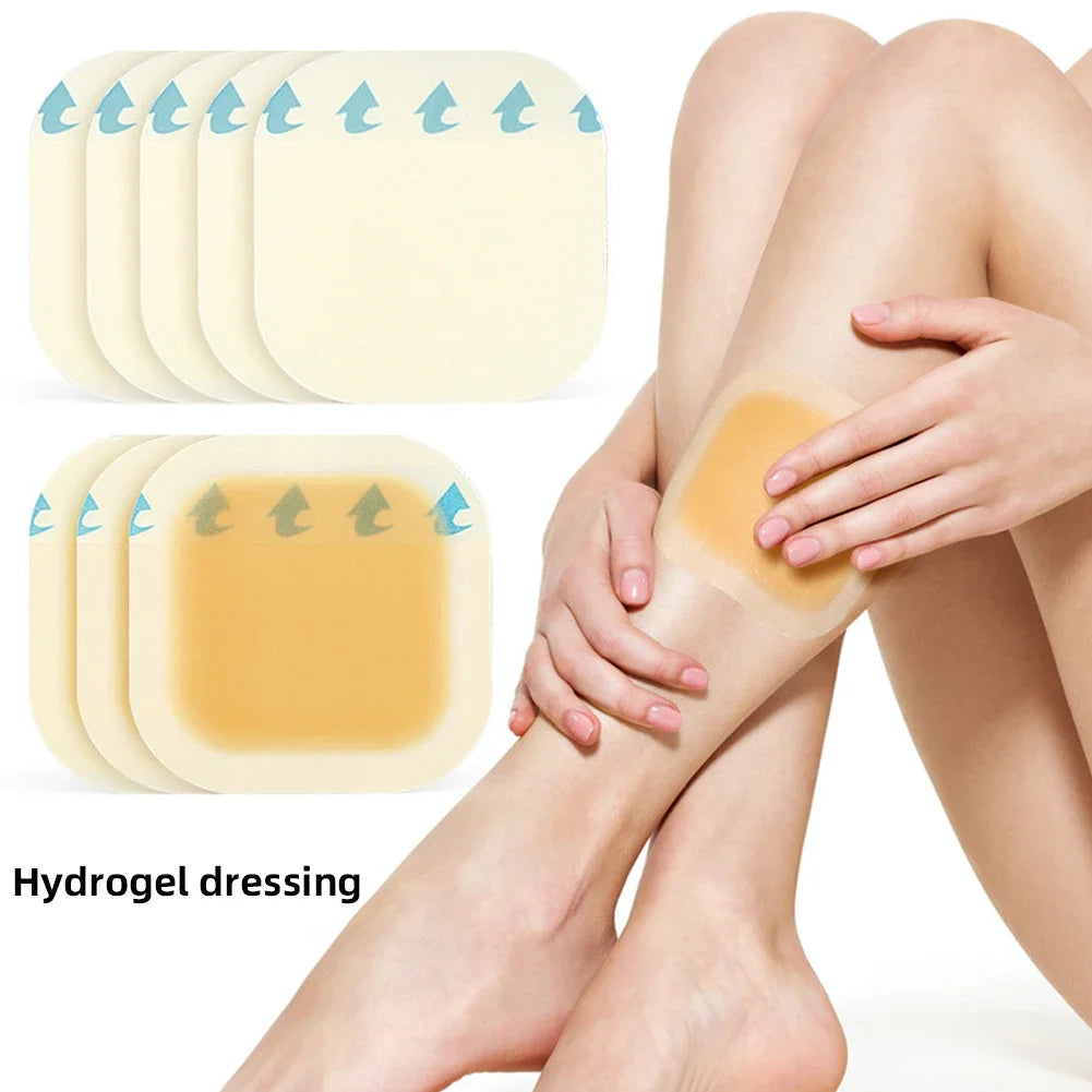 1pc Hydrocolloid Bandage Fast Healing Waterproof Ultra Thin Hydrocolloid Wound Dressing Breathable Soft for Travel for Burn