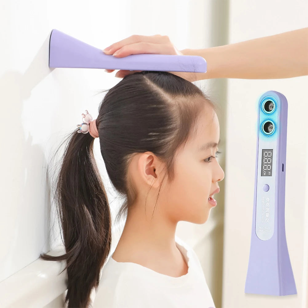Ultrasonic Height Measurement Meter High Accuracy Digital Height Measuring Ruler Height Measuring Stadiometer for Adults Kids