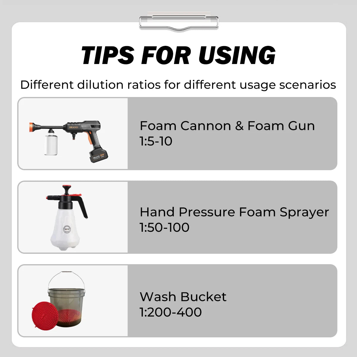 Truck Foam Car Wash Soap Super Concentrate with Hybrid Safely Lifting Dirt, Grime and Residues for an Exceptional Clean