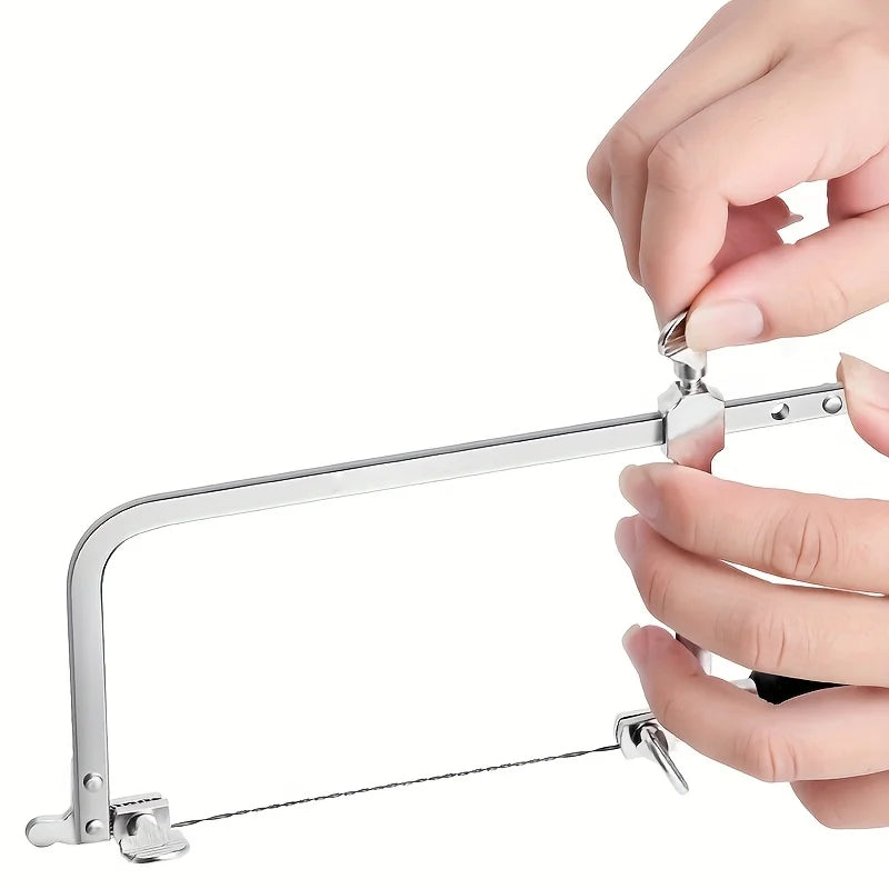 Professional Jeweler's Saw Set Saw Frame Adjustable Blades Bench Pin Clamp Set V-slot Bench Pin Jewelers Versatile Tool