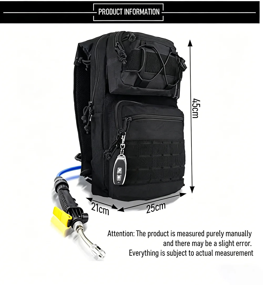 3L Smart Backpack Sprayer Backpack Style Pressure Sprayer Gun Professional Tool for Car Paint Protection Film PPF Installation