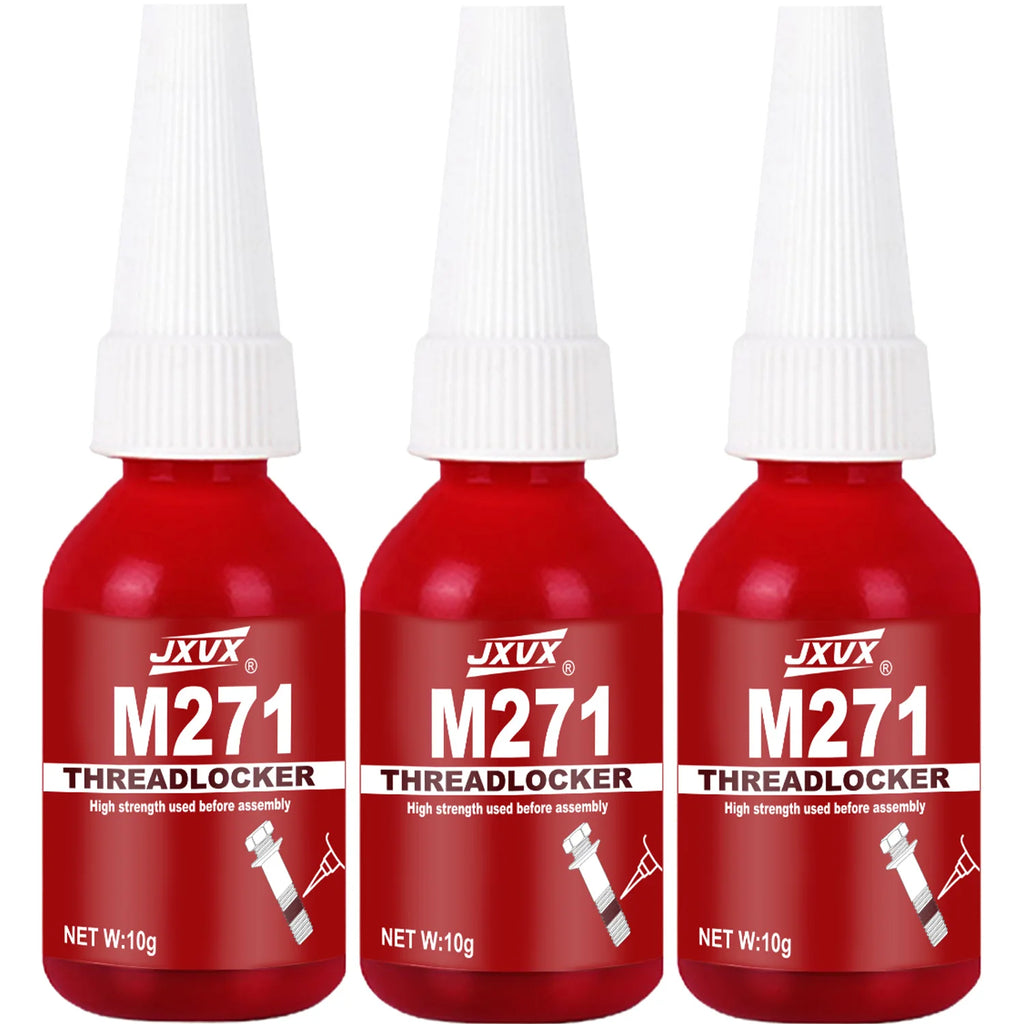 Threadlocker Blue\Red Nuts-Bolt Locker, Screw Anaerobic Adhesive Lock Tight Seal Fasteners Anaerobic Curing Metal Glue,Rustprof