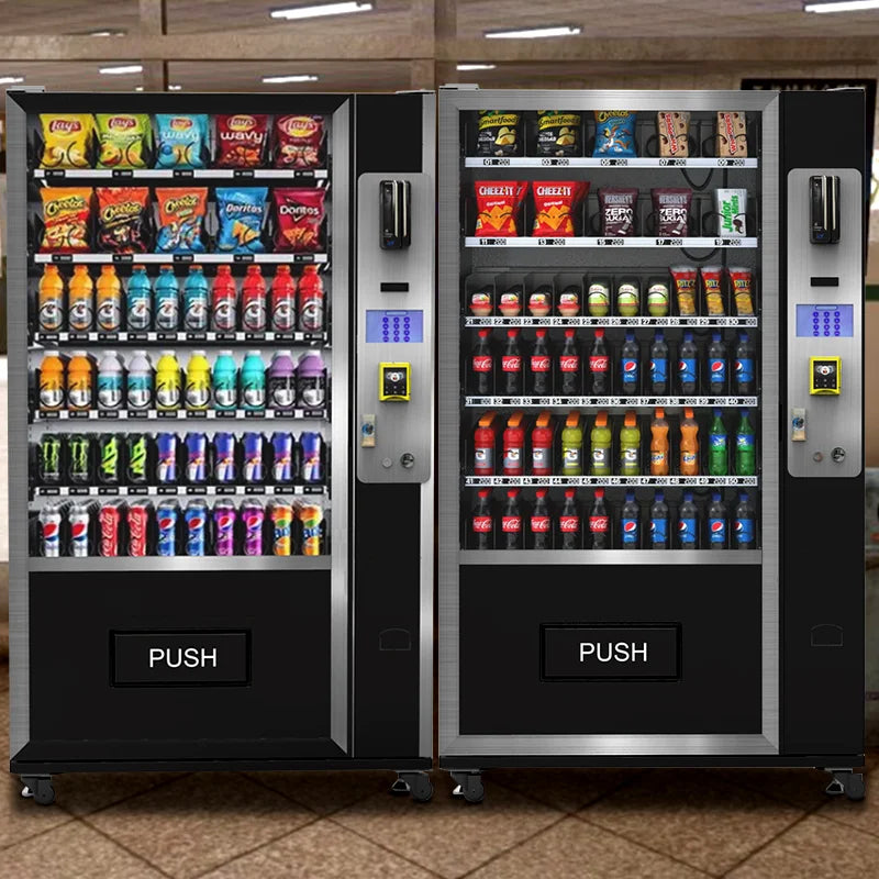Drinks Dispenser Snack Vending Machine Hotspot Customized New Style Credit Card Payment System For Office School Top Quality
