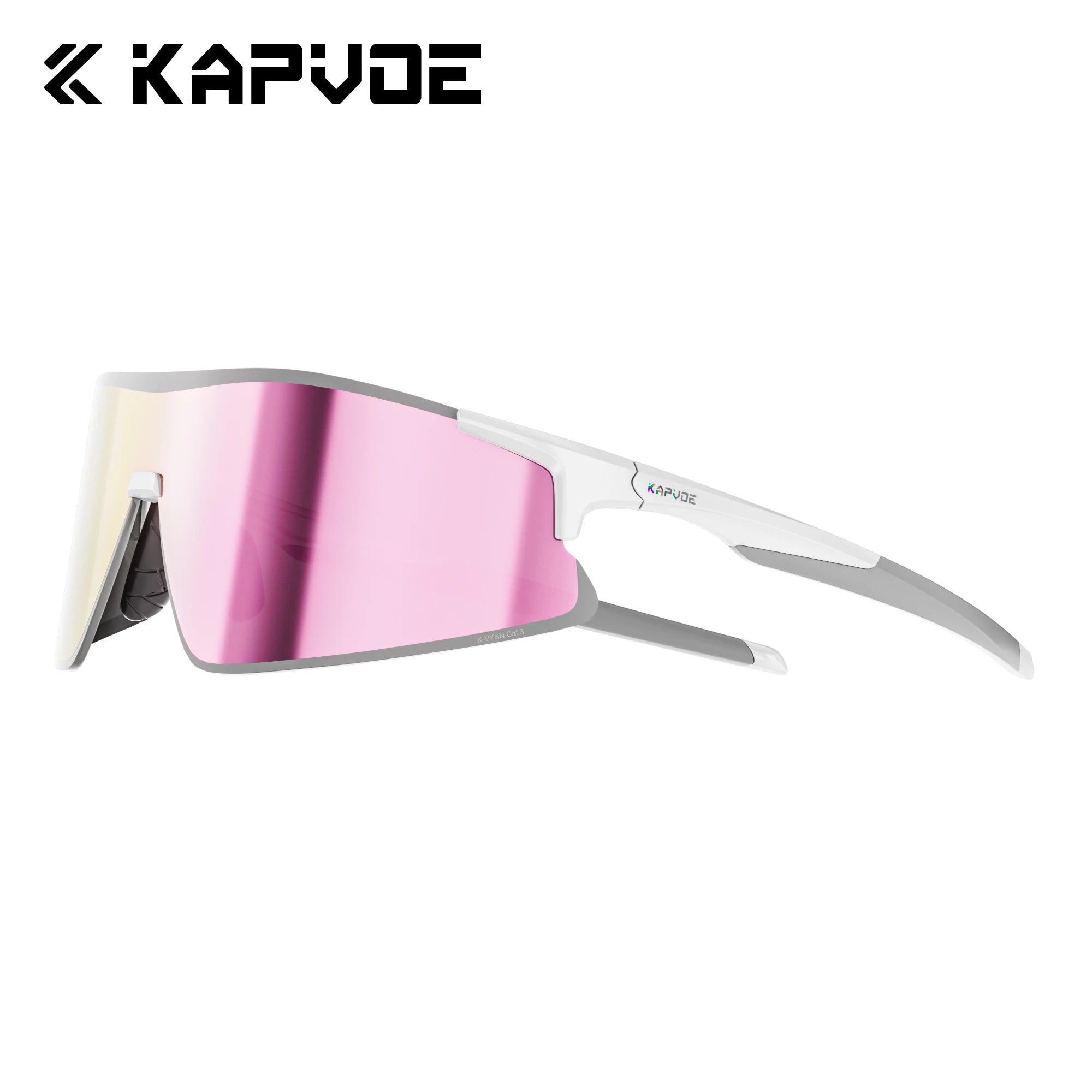 Kapvoe New Photochromic Running Sunglasses Men Women Marathon Ultralight Outdoor Sports Cycling Hiking UV400 Climbing Goggles