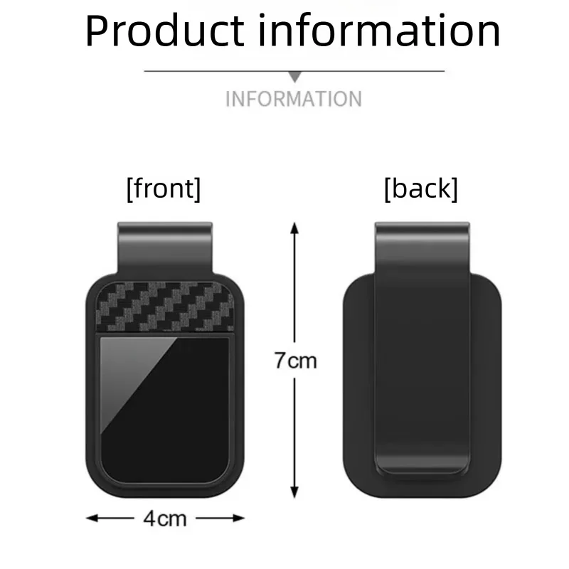 Car Sun Visor Sunglasses Clip Holder Stable Eyeglasses Hanger Card Ticket Organizer Interior Storage Clip Car Accessories CYYJJ2