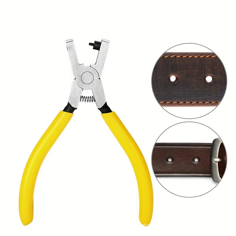 A universal hand strap watch with puncher, punching tool hole pliers 2.0mm, ideal for gift giving