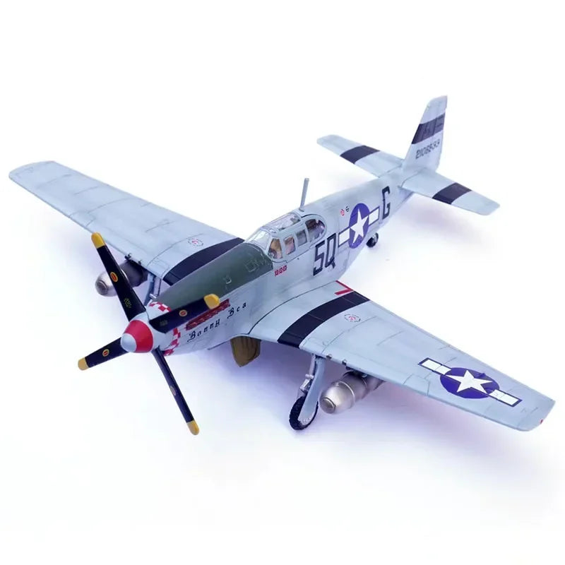 2025 New Diecast 1/72 Scale USAF Mustang P-51B P-51 P51B Fighter P51 Finished Alloy Aircraft Model Toy Display Collection