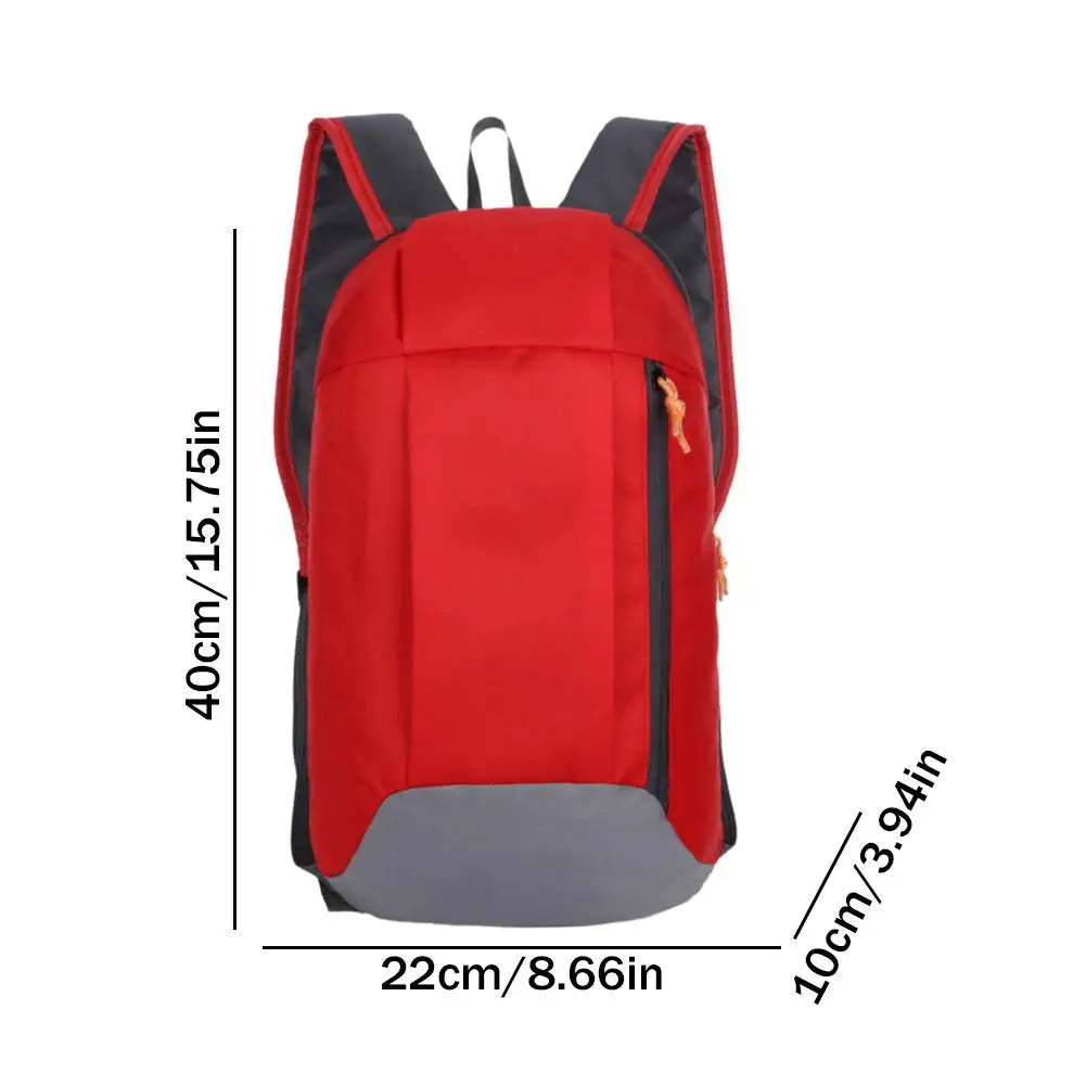 Outdoor Lightweight Small Sports Backpack Gym Bag Outdoor Fitness Riding Shoulder Bag Color Oxford Cloth Backpack Men Kids
