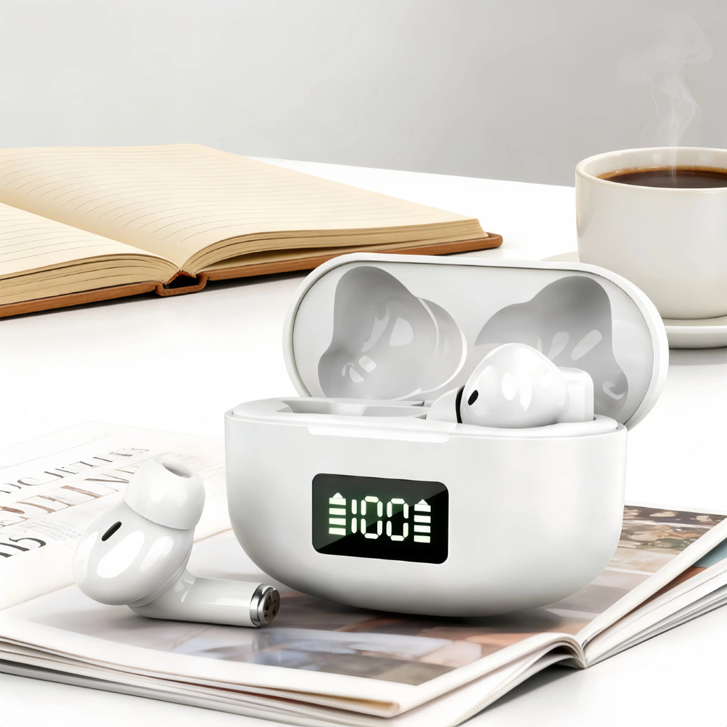 Wireless Earphones Earphones Bluetooth Wireless Deep-bass Bluetooth Earphones Enhance The Rhythm for Electronic and Hip-hop Fans