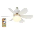 LED 40W ceiling fan light Comfortable ventilation remote control dimming suitable for living room study household use 85-265V