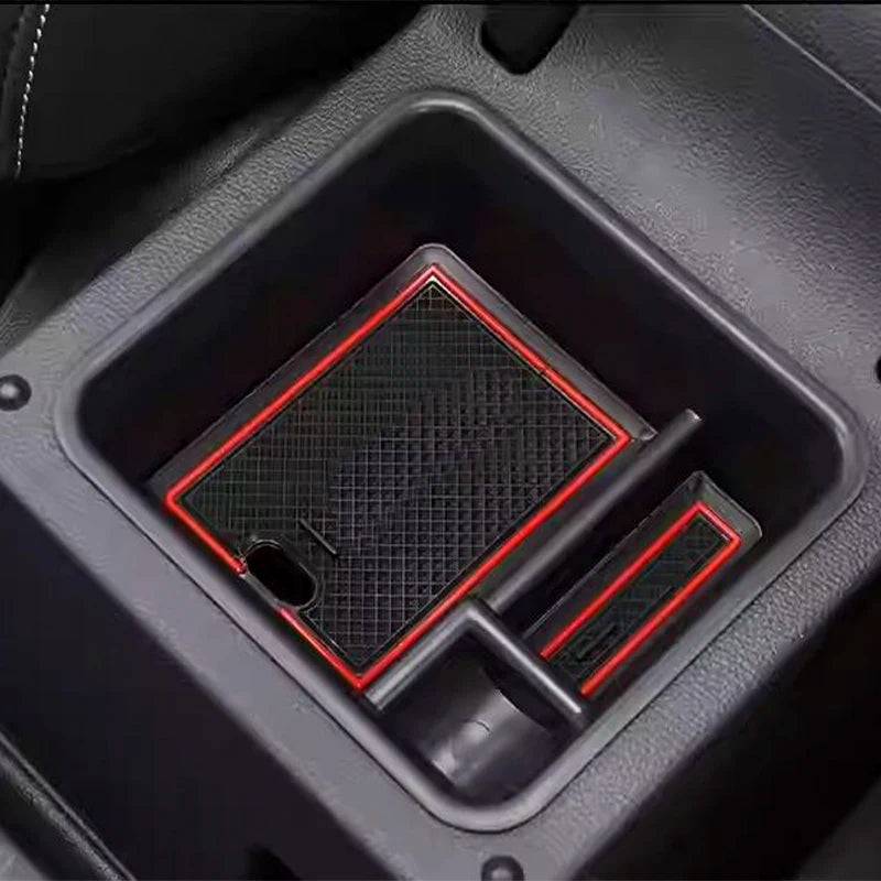 For Volkswagen VW T-Cross 2018~2025 Car Center Console Armrest Storage Box Multipurpose Pocket Sundries Tidying Tray Accessories
