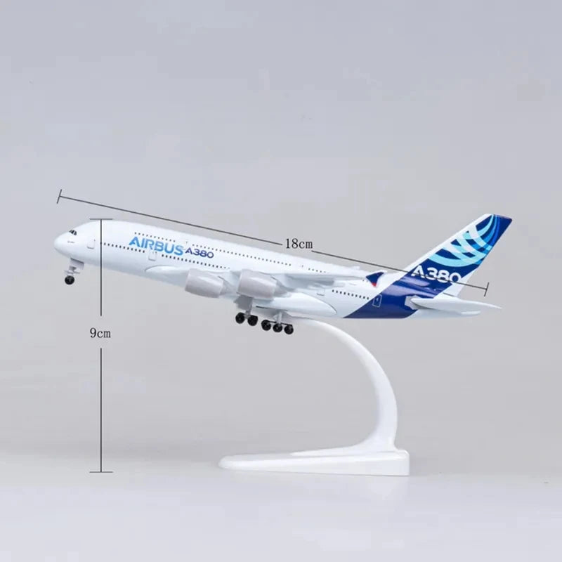 20CM 8inch Collectible Aircraft A330 Beluga Diecast Alloy Airlines A380 A350 330 Antonov An 225 Model Plane for Collection Gift