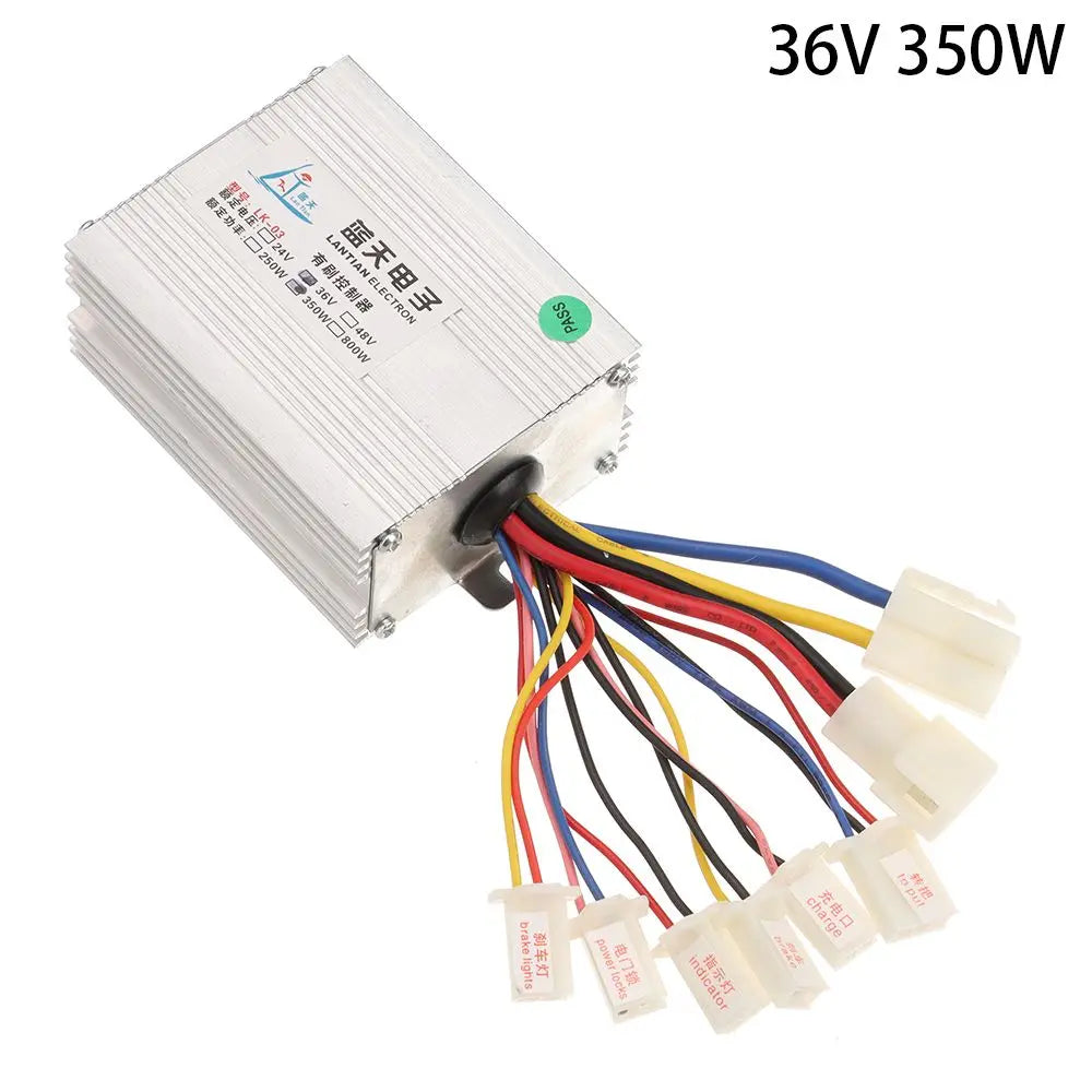 E-bike Accessories 24V/36V/48V Electric Bicycle Parts Bicycle Controller Brushed Controller Electric Bike Motor