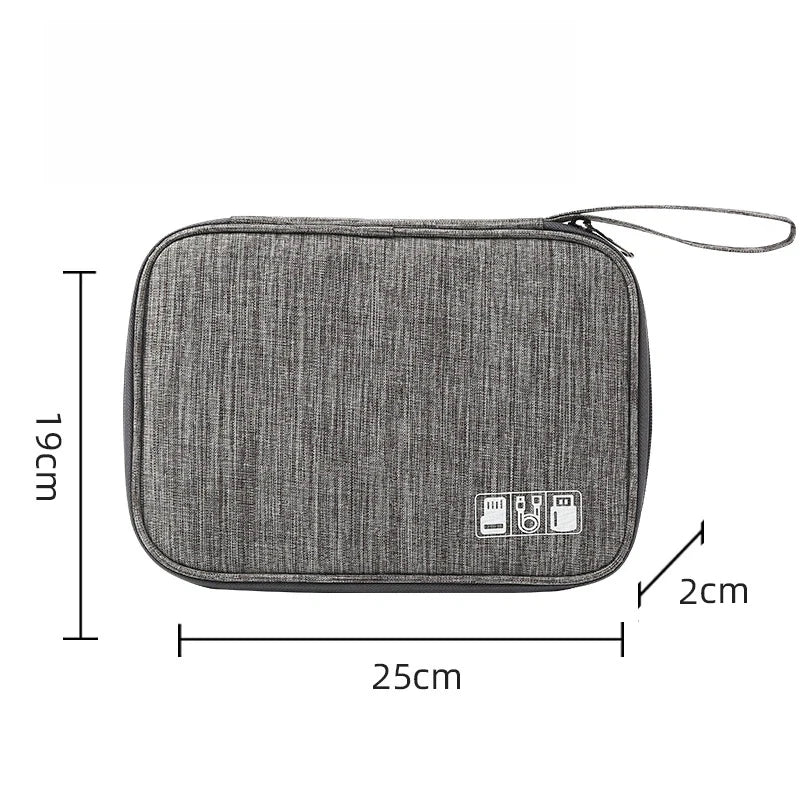 Travel Cable Storage Bag Portable WaterProof Digital Electronic Organizer USB Data Line Charger Plug Storage Bag Cable Organizer