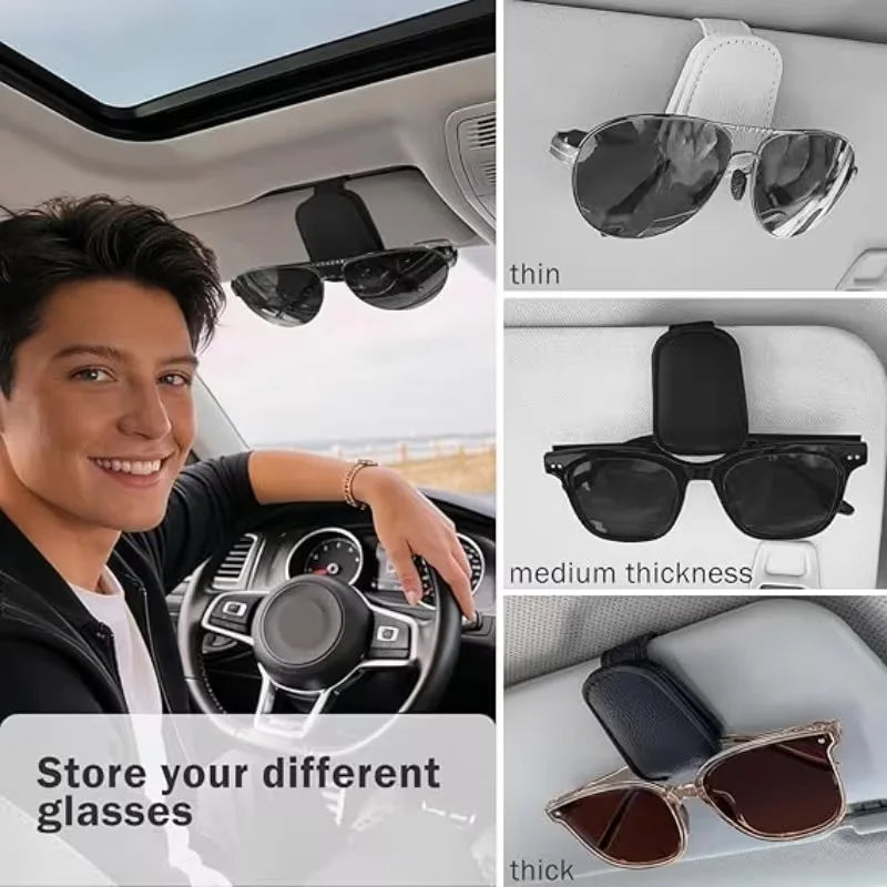 Universal car sunshade eyeglass clips  Sunglasses holders  Suitable for various cars, SUVs and trucks