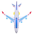 Plane Educational Toy Gift For Children Electronic Aeroplane Toy with Music Autopilot Flash Sound Aircraft Automatic Rotation