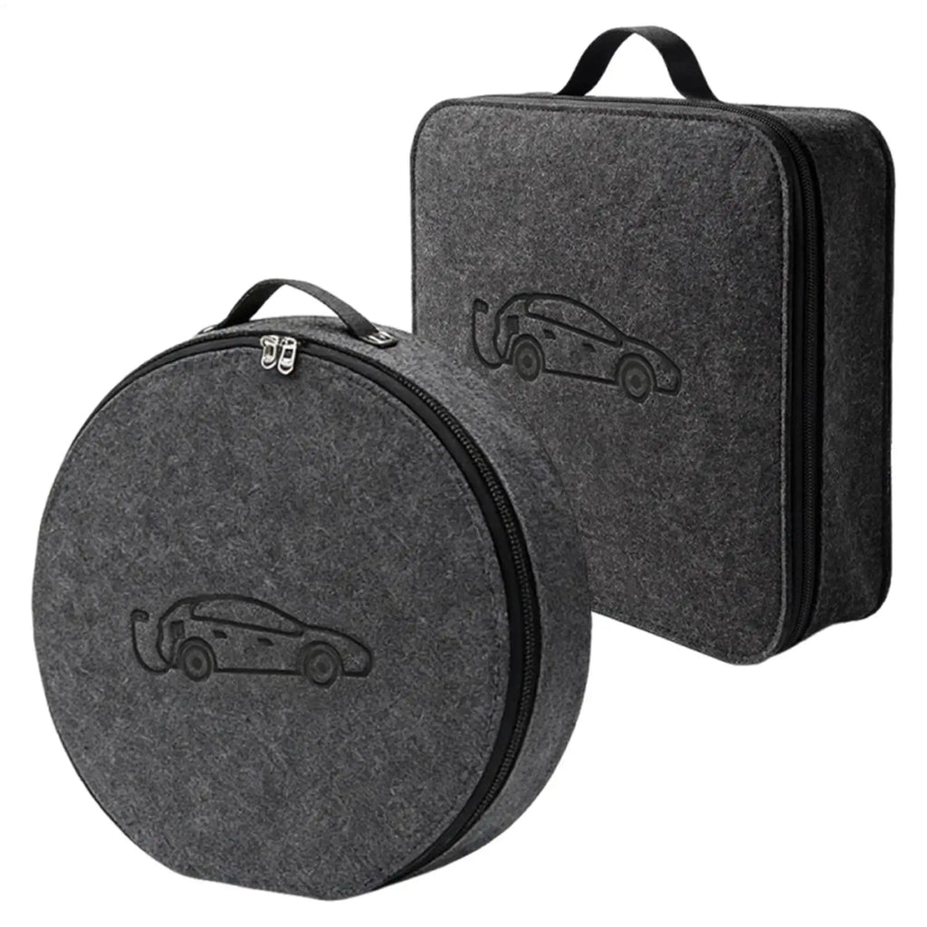 New Energy Vehicle Charging Gun Storage Bag Portable EV Charger Bag General Adjustable compartments Storage Bag