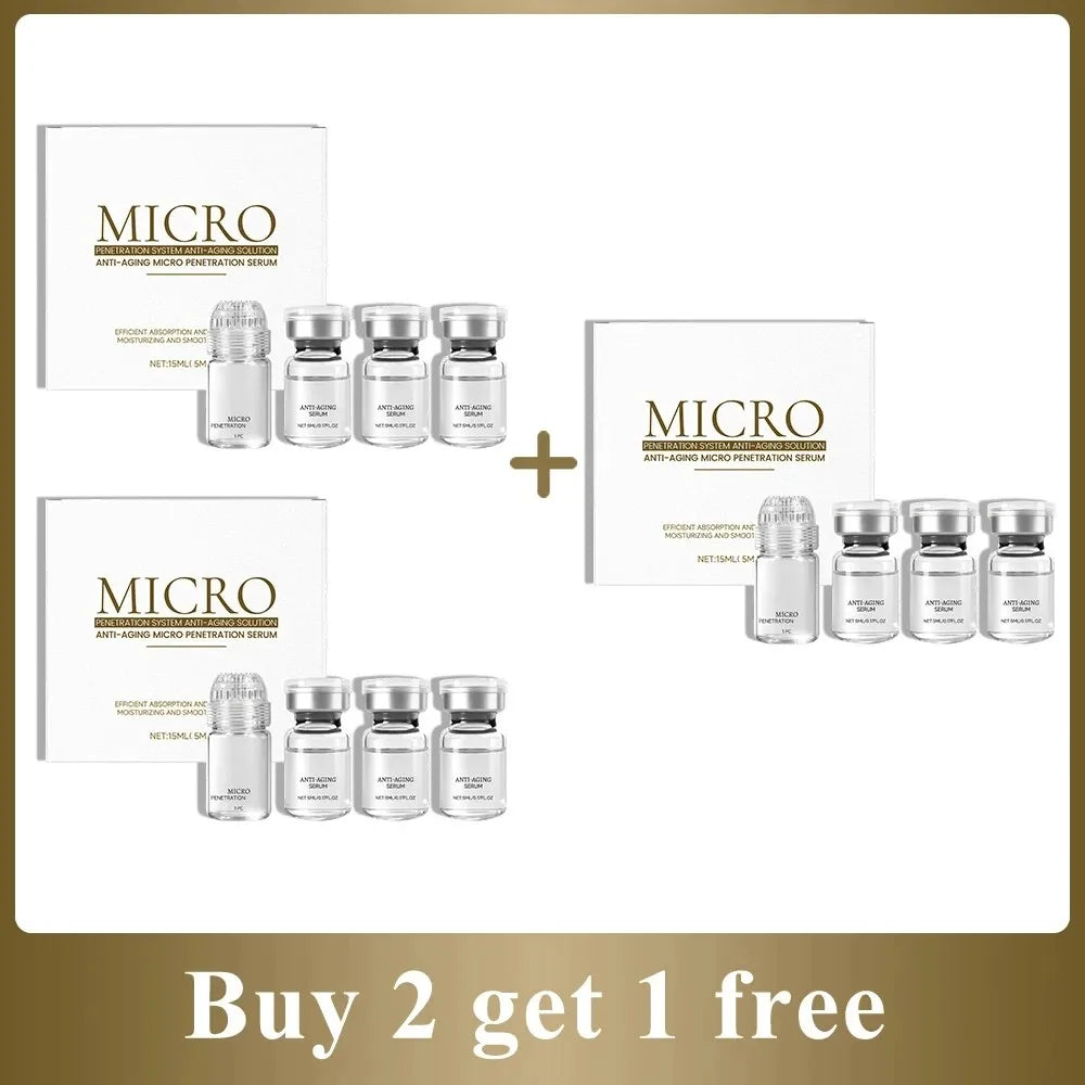 Facial Essence Care Set High-end Micro Needle Skin Care Essence Set Collagen Moisturizing Gentle High-end