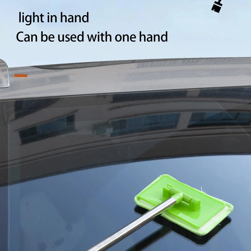 Car Cleaning Window Tool Car Window Cleaner Tool Auto Glass Cleaner Brush Microfiber Window Defogging Cleaning Tool With