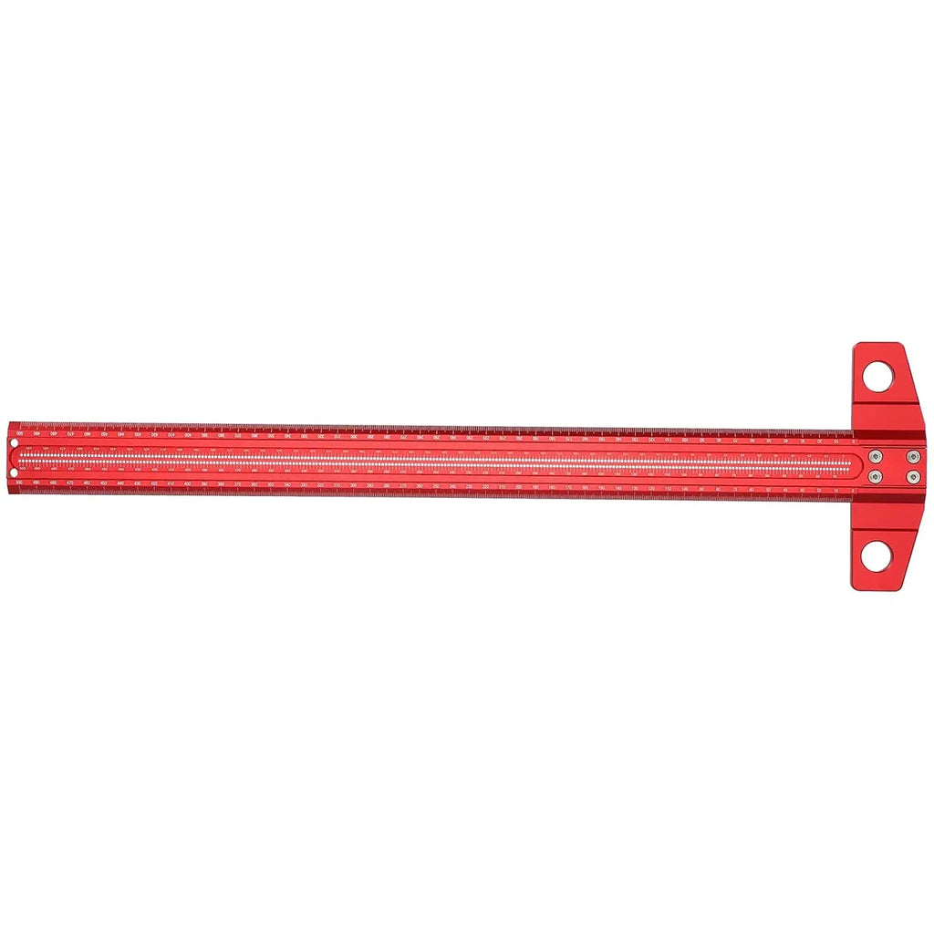300/400/500/600MM woodworking T-shaped ruler, marking ruler, aluminum alloy line marking gauge, measuring tool