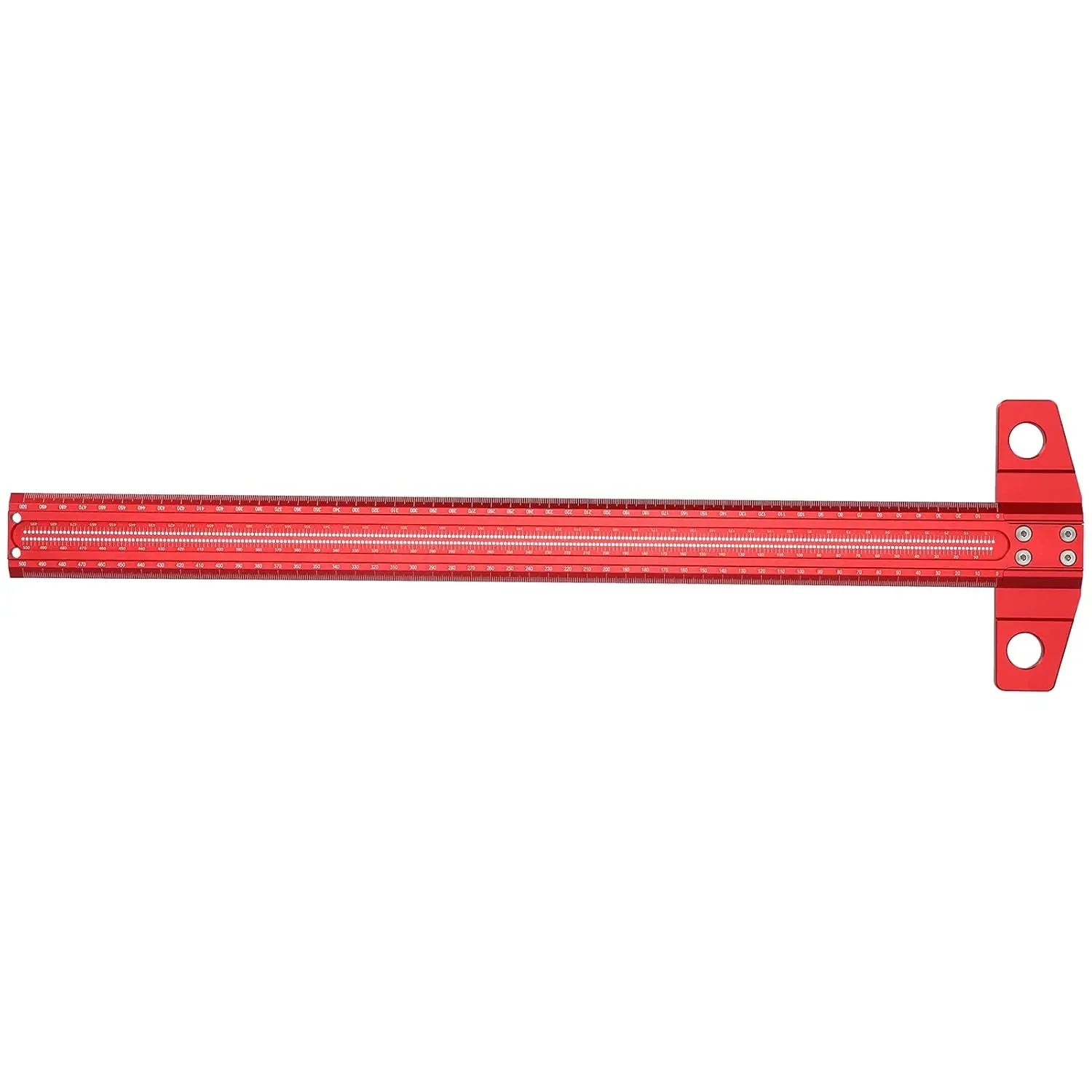 300/400/500/600MM woodworking T-shaped ruler, marking ruler, aluminum alloy line marking gauge, measuring tool