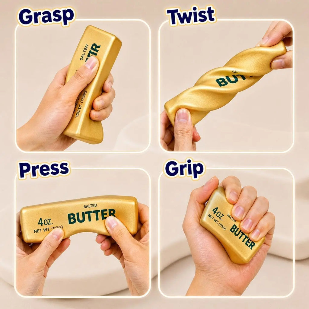 13.5cm Jumbo Golden Butter Squishy Fake Food Slow Rising Soft Squeeze Anti Stress Surprise Party Favor Goodie Bag Stuffer Gift