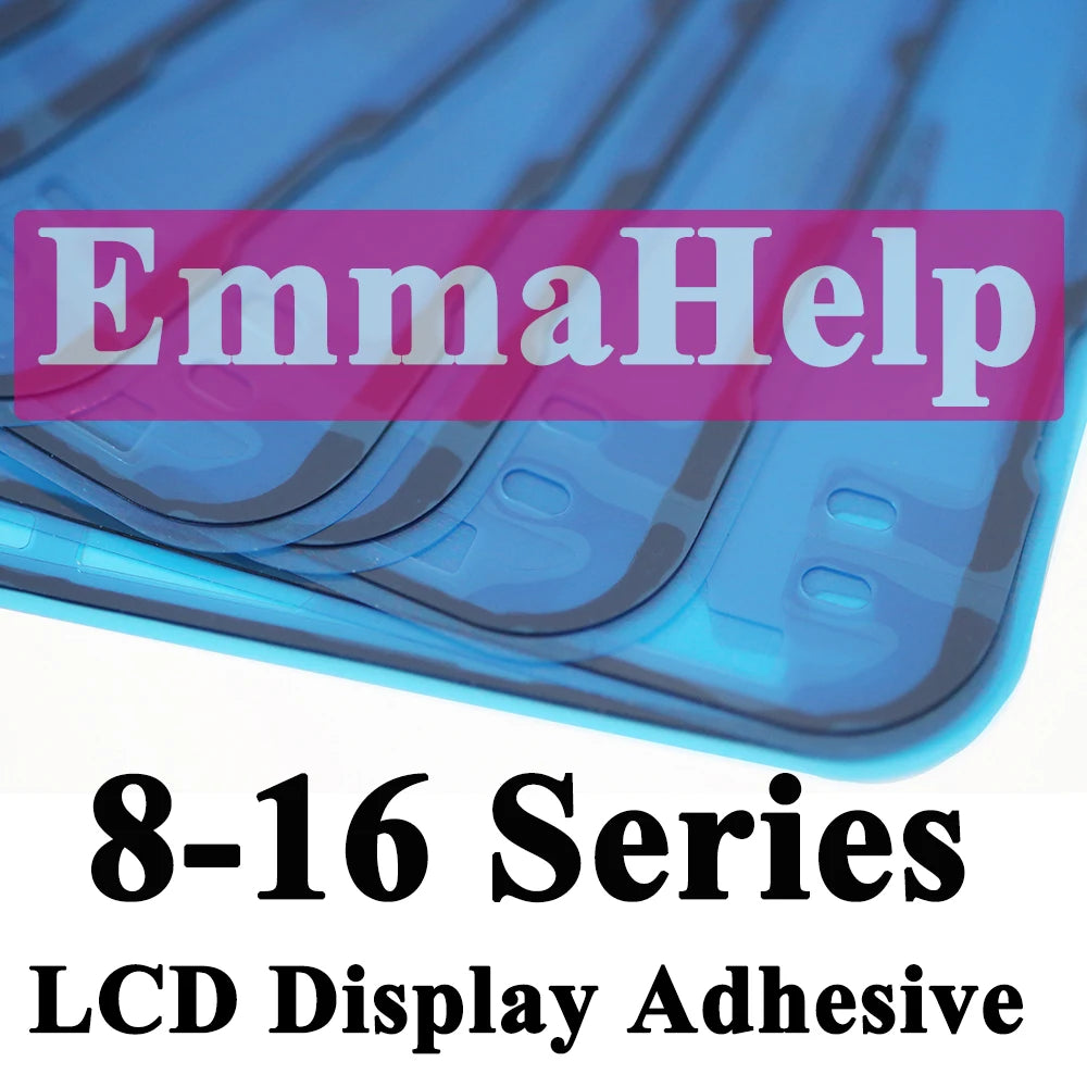 10pcs Waterproof Seal Sticker Back Cover Side For iPhone 16 Plus 15 Pro Max 14 16E Front LCD Display Adhesive Tape Seal