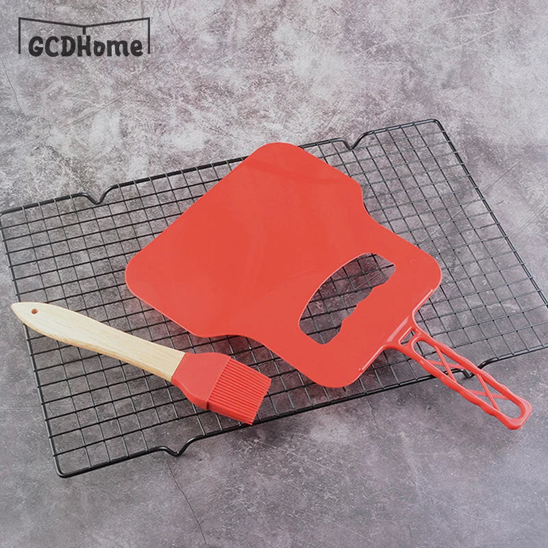 1PC Plastic Heat Resistant Barbecue Fan Handheld Manual Grill Convenient Fan Hand Crank Blower For Outdoor Camping
