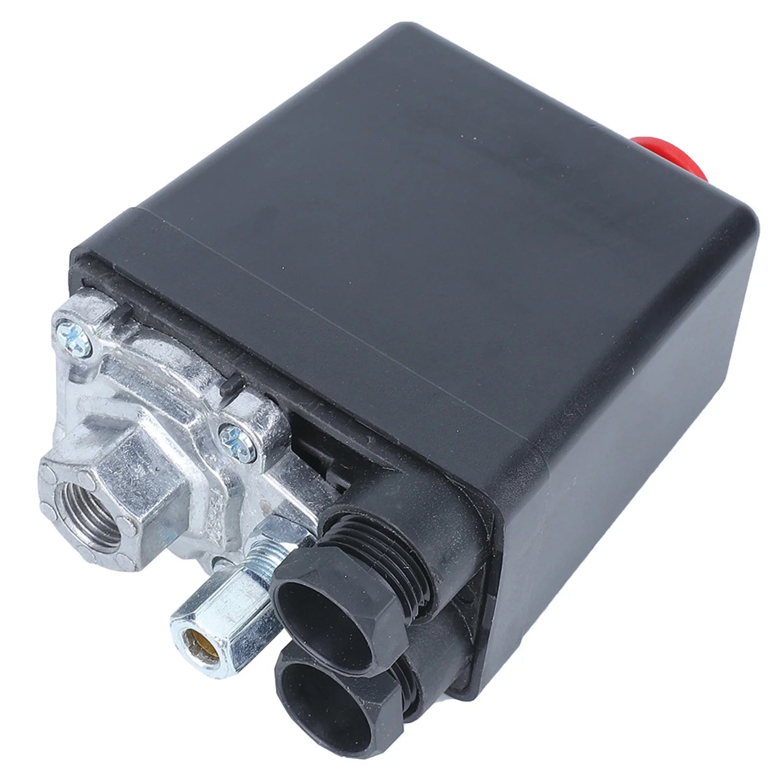 Air Compressor Pressure Switch Mechanical Pressure Control  Single Hole 0.5‑1.2MPa 220V G1/4" Manual Regulator Valve