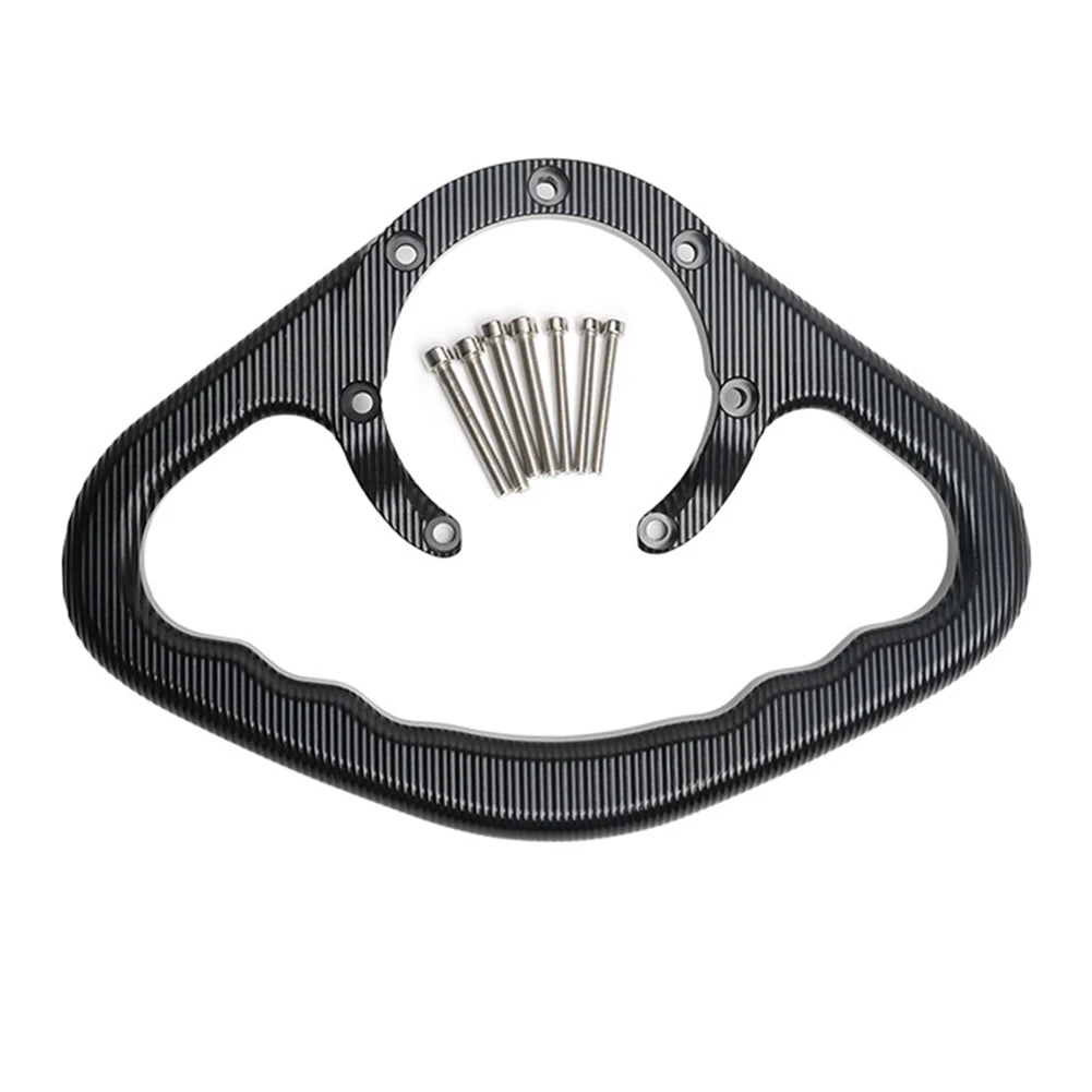 CNC Aluminum Grip Handle Bar Grips Anti-slip Performance Fuel Tank Installation Grip Grooves For Honda Motorcycles