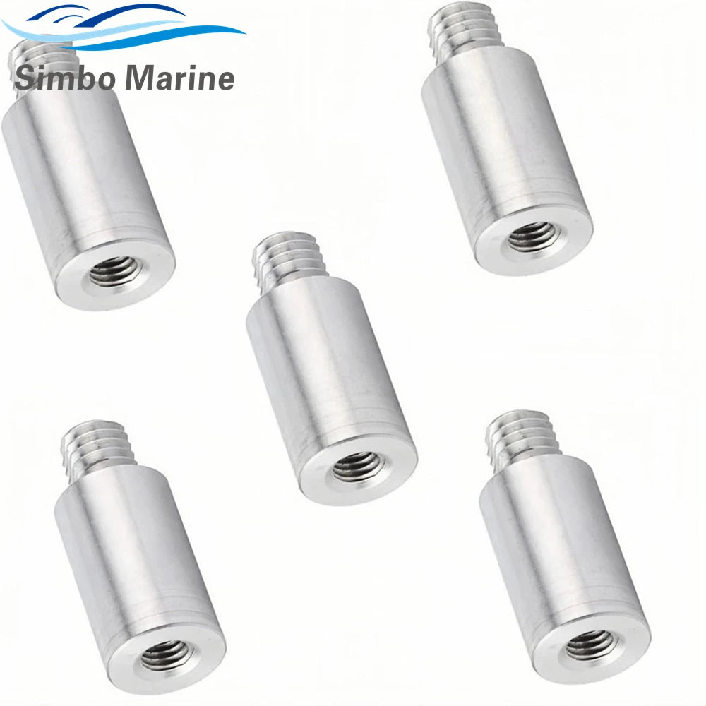 10Pcs Boat Anodes Zinc Pencil Rod Fits for Volvo Penta Marine Engine 3838499 800476 804107 838929 858501 18-6001