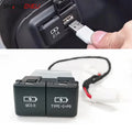 Car Quick Charger Dual QC3.0 USB Type C PD Charging Outlet Power Adapter Phone Charger For Toyota RAV4 Wildlander 2020-2024