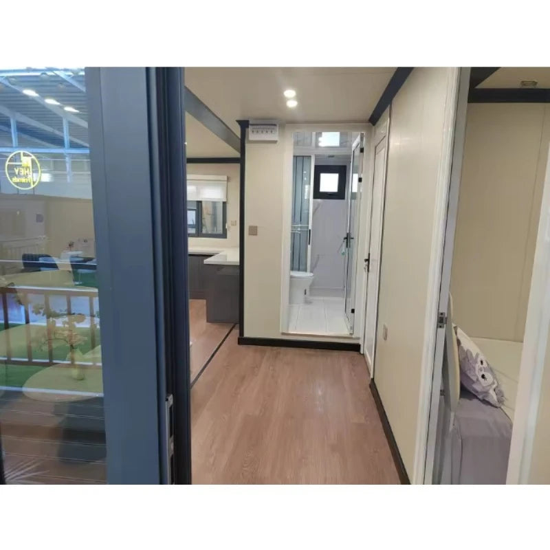 Customizable 20-foot Multi-functional Modular Container House Prefabricated Container Office 4-room Folding House