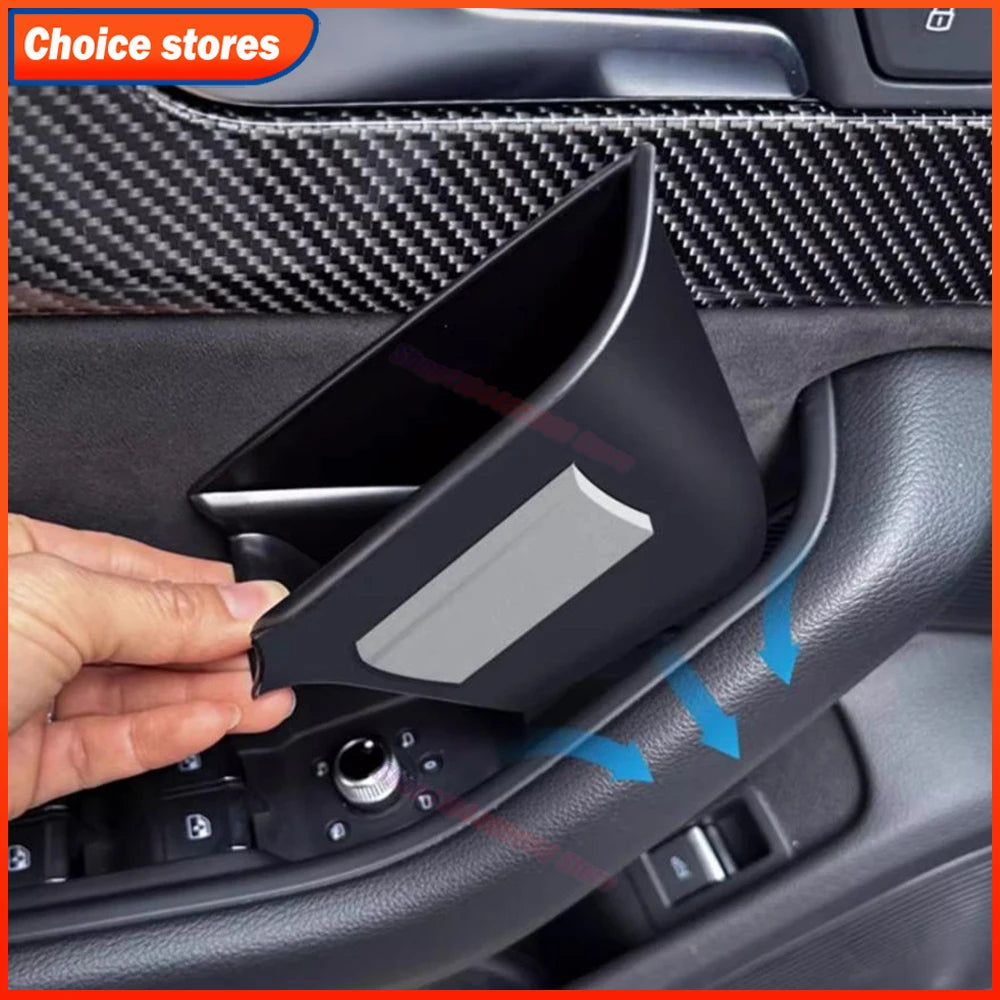 Car Door Storage Box  For Audi A4  A5  A5 Copue  Door Organizer Auto Interior Accessories  Car Interior Organizing Solution