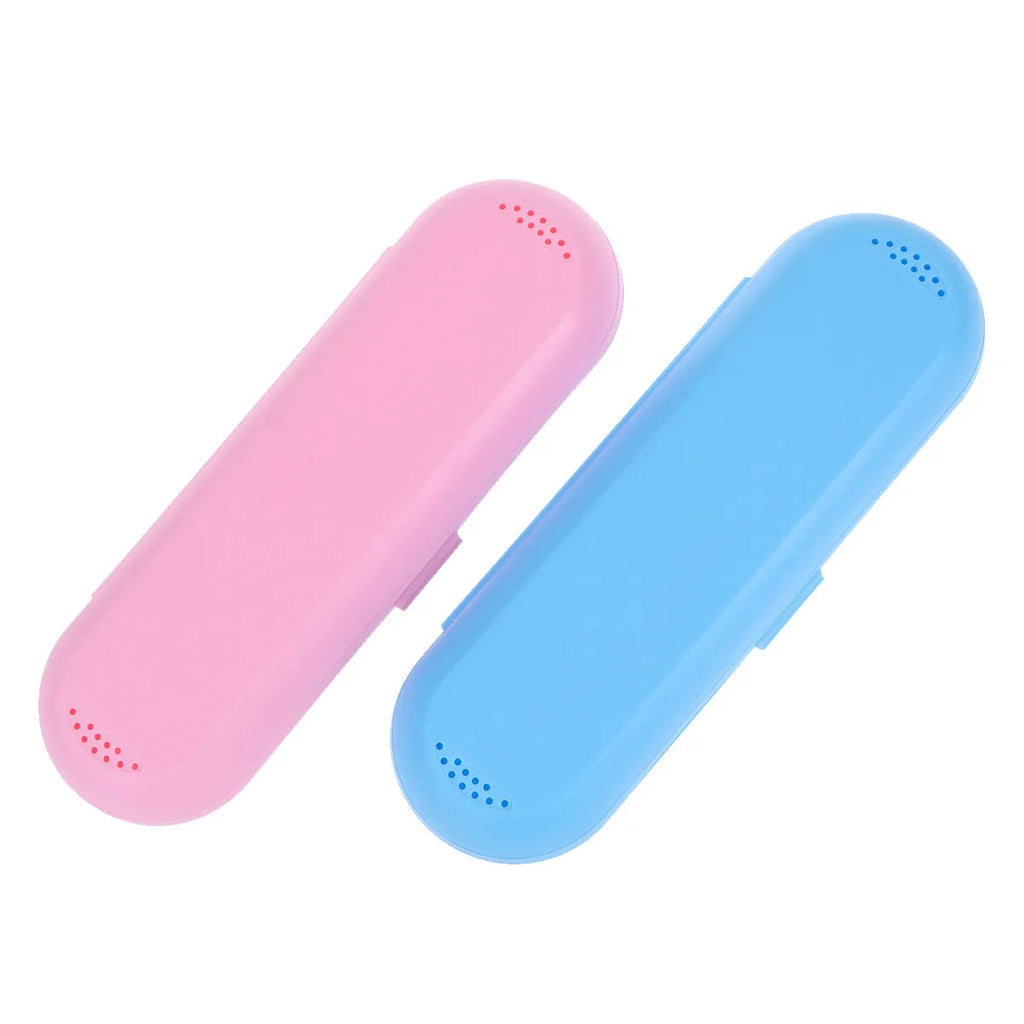 2Pcs Premium Electric Toothbrush Holder Box Compact Travel Case for Electric Toothbrush Head and Handle Eco Friendly PP Material
