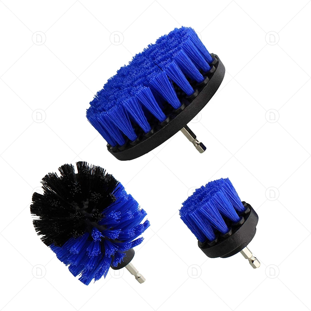 Drill Brush Attachments Set Polish Sponge Power Scrubber Brush All Purpose Clean For Grout Tiles Sinks Bathtub Bathroom Kitchen