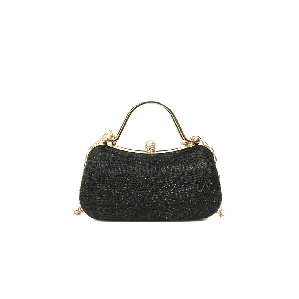 Luxury Handbag Women's Evening Clutch Bag Fashion Designer Sparkly Crystal Shoulder Chain Bag Party Wedding Purse
