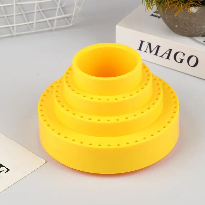 Rotary Round Shape Drill Bit Storage Case Tool Bit Holder 360°Rotating Box Grinding Tool Tip Stand Screwdriver Bit Holder▪
