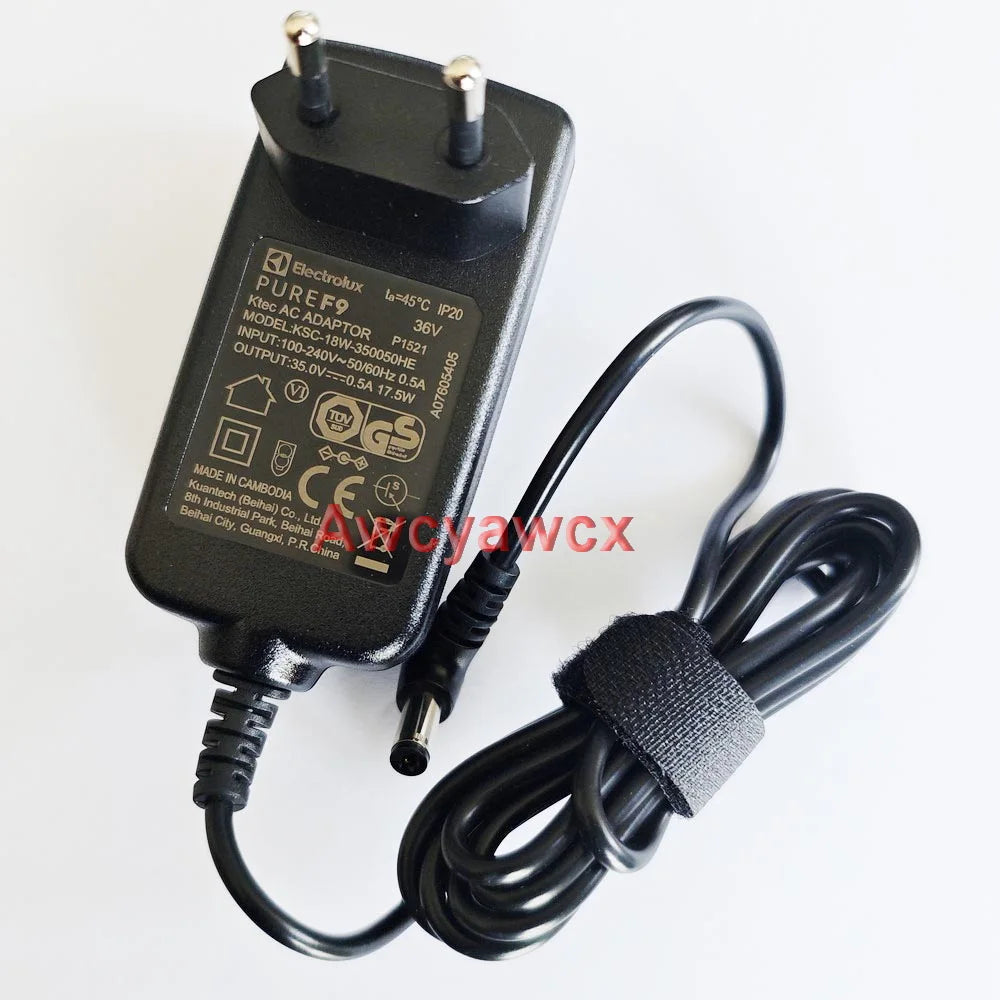 35V 0.5A 500mA Adapter Charger 36V For Electrolux PURE Q9 AEG FX9 PF91-6BWF F9 BedPro Vacuum Cleaner 29.6V 29.5V 28.8V