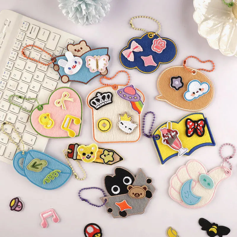 DIY Accessories: Bag Charms, Luggage Tags, Fabric & Reflective Patches, Keychains