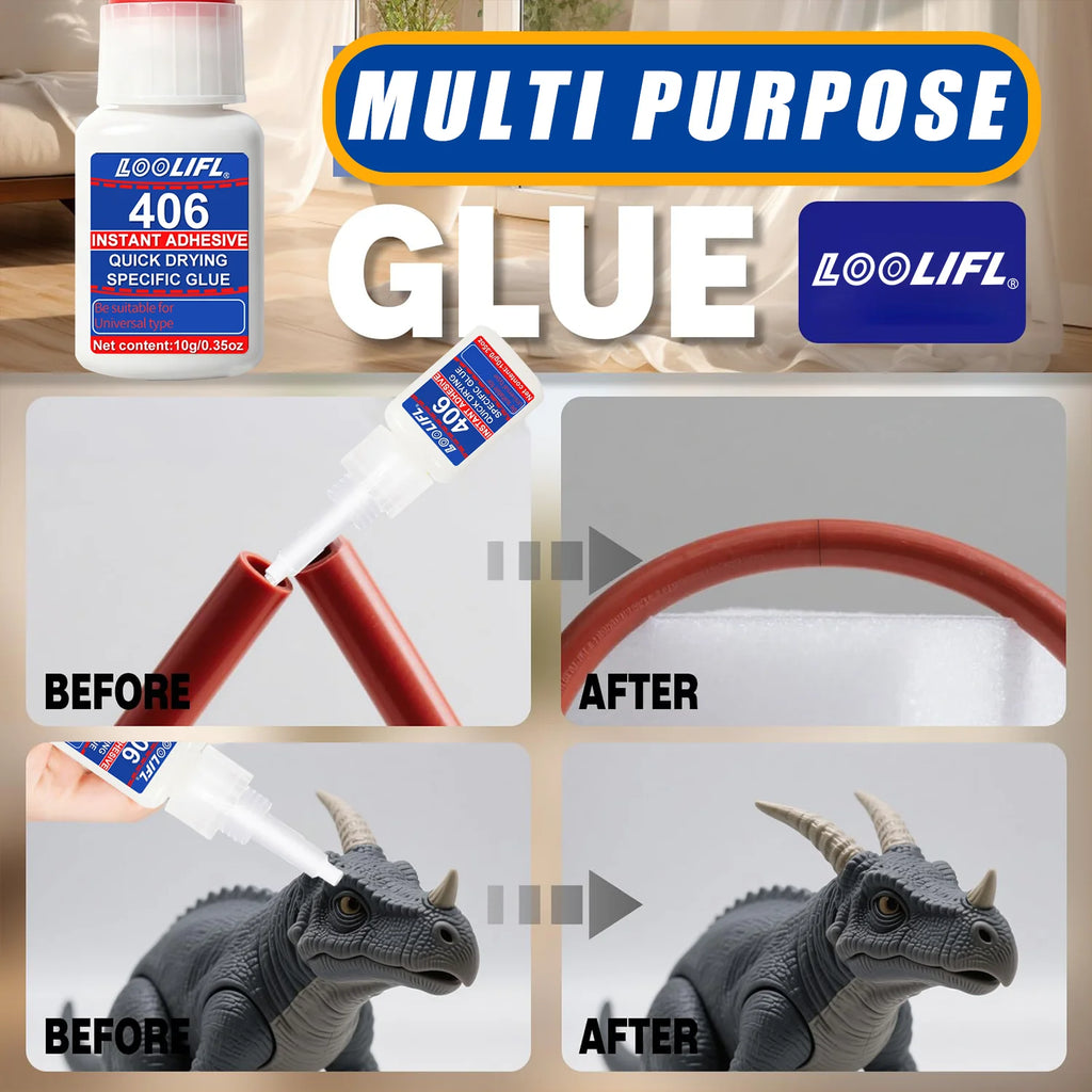 New Fast‑Curing Super Glue Clear Transparent High Bond Instant Adhesive For Metal Wood Ceramic Leather Shoe DIY Craft Repair 10G