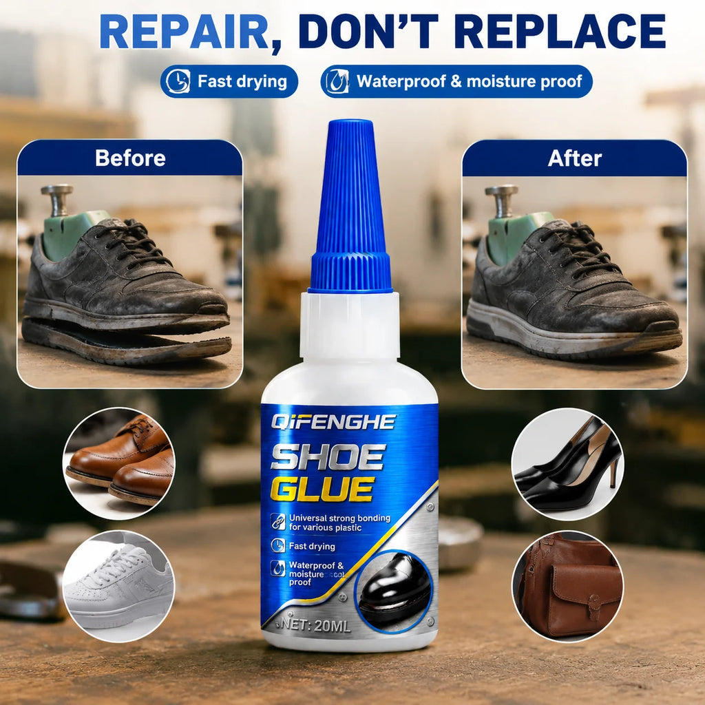 Fast-Drying Shoe Repair Adhesive Durable Water Resistant Bond Loose Soles Suitable For Multiple Footwear Material Fixing Tasks