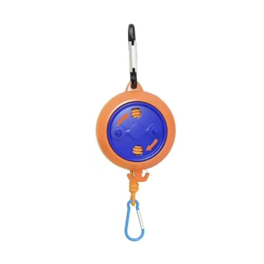 Portable Travel Clothesline, Windproof & Non-Slip Retractable Clothes Line, Punch-Free Invisible Drying Rope for Hotel