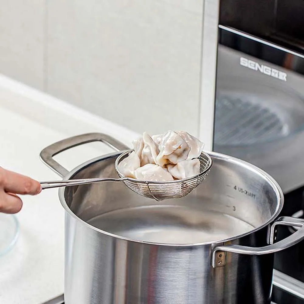 Multifunction Long Handle Sifting Home Kitchen Gadget Colander Spider Strainer Skimmer Spoon Cooking Tool