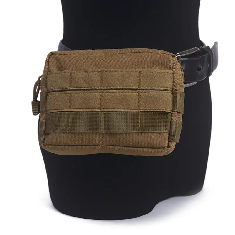 EDC Molle Waist Bag Tactical Pouch Medical Outdoor First Aid Bag Belt Pouch Sports Hunting Bag