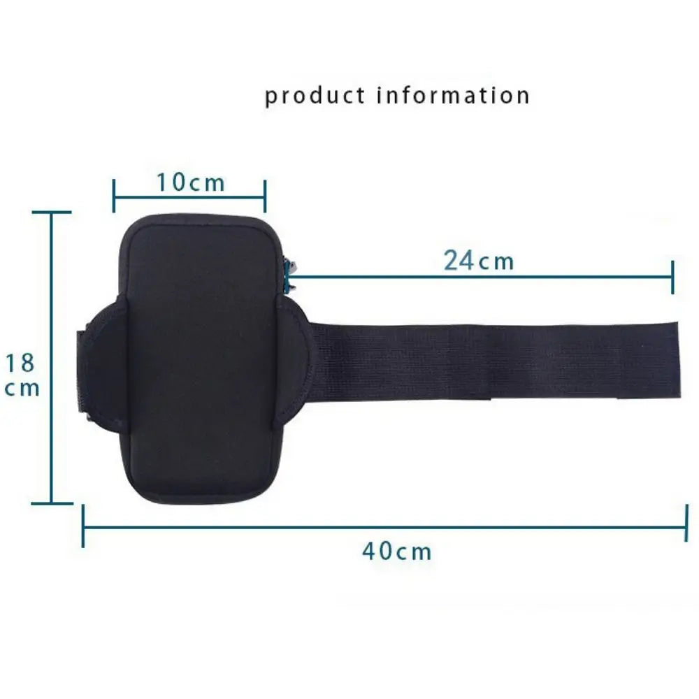 Durable Neoprene Sports Armband Phone Case Breathable Mesh Waterproof Arm Bags Black Blue Green Running Accessories Universal