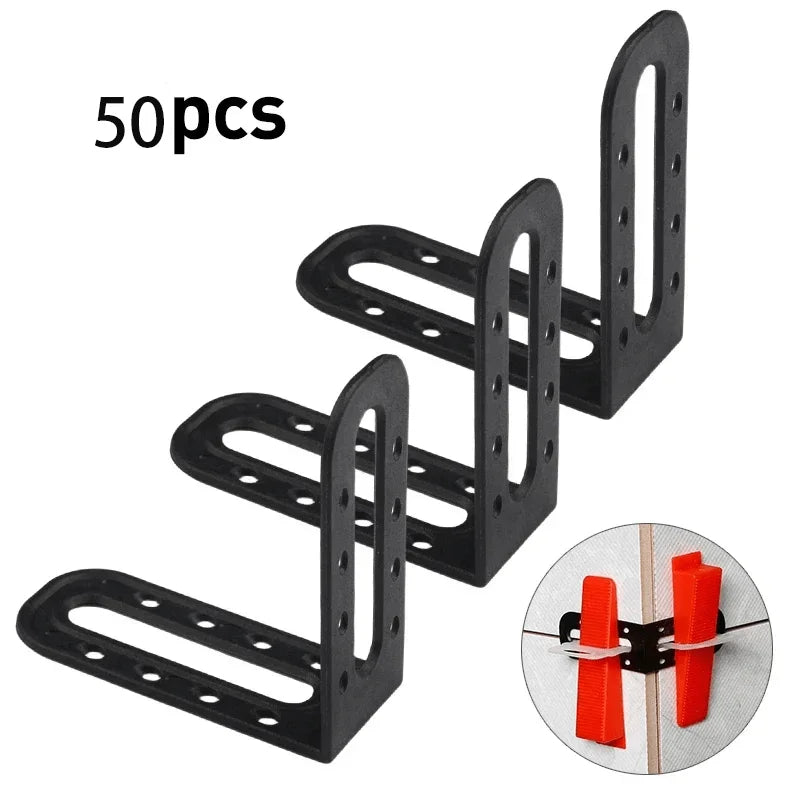 25Pcs / 100Pcs Ceramic Square Angle Tool for Tiles Leveling and Positioning Right Angle Fixing Tool