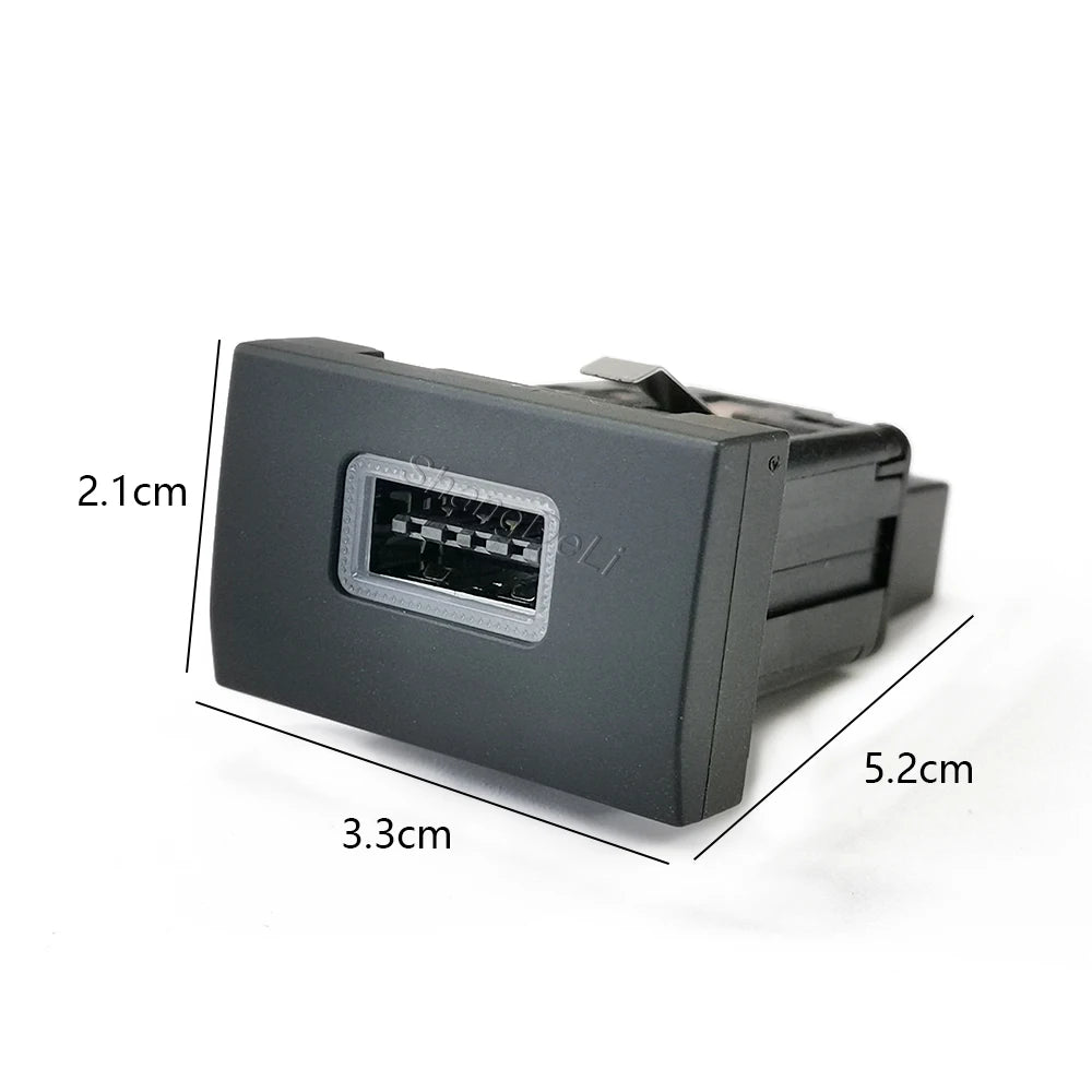 For VW Polo 2011-2013 Car USB Input Adapter Socket Audio Radio U-disk Flash Socket Interface Adapter with Cable