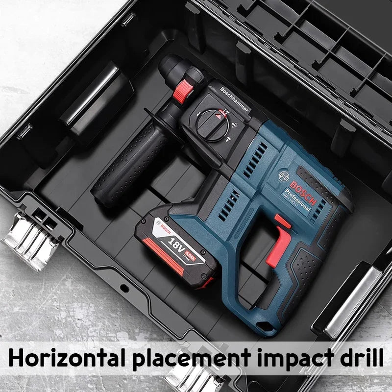 Anti-fall Waterproof Toolbox Home Tool Box Large Tool Case Multifunctional Large Capacity Tool Box Industrial Grade Shockproof