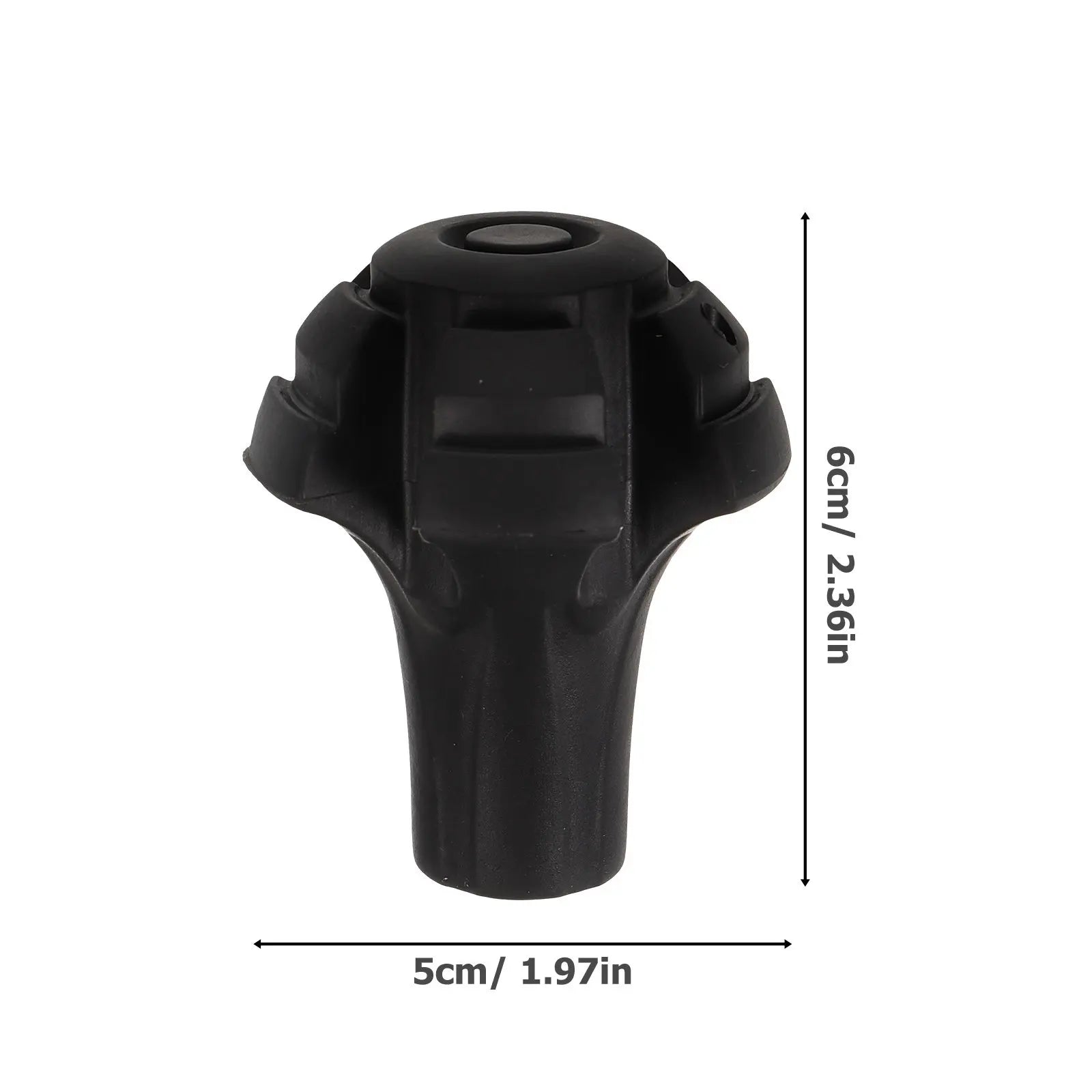 2Pcs Hiking Pole Tips Replacement Wear-Resistant Walking Stick Feet Trekking Poles Protective Covers Anti-Slip Accessories